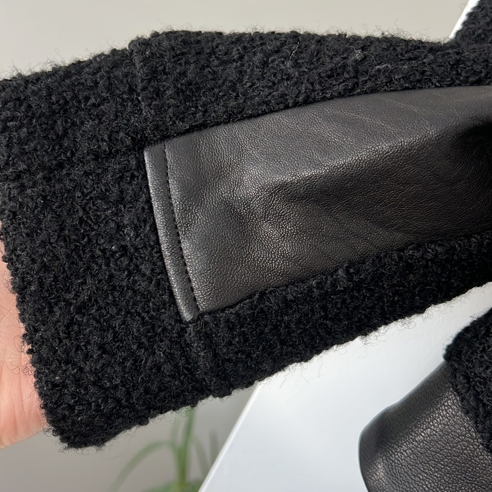Club Monaco Wool & Leather Jacket View 4